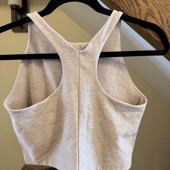 COPY - Beyond Yoga Spaced Refocus Cropped Tank - Swept Heather - Size L - Picture 3 of 4